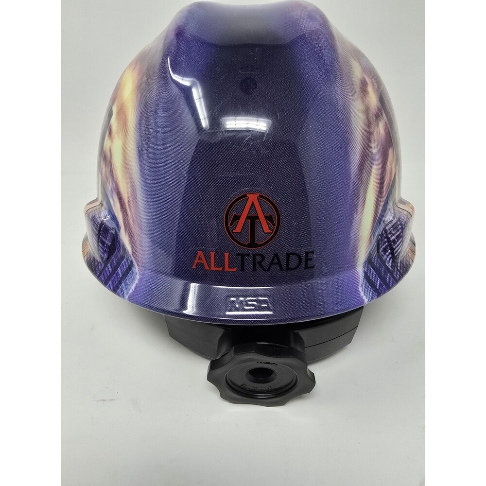 Adjustable Hard Hat American Flag/Eagle Design View 4